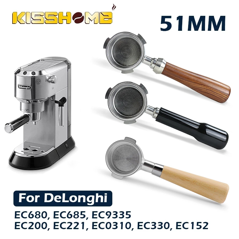 Breville Espresso Bes870 - القهوة Portafilter حامل مرشح بدون قاع
