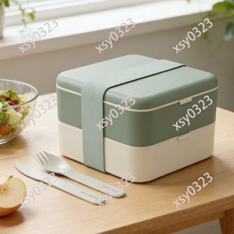 Meal Prep For Office - صندوق غداء محمول مقسم وآمن للاستخدام