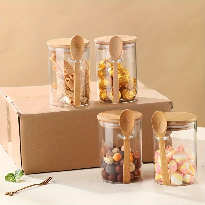 Meal Prep Jar - جرة حلوى 280 مل، جرة بسكويت،