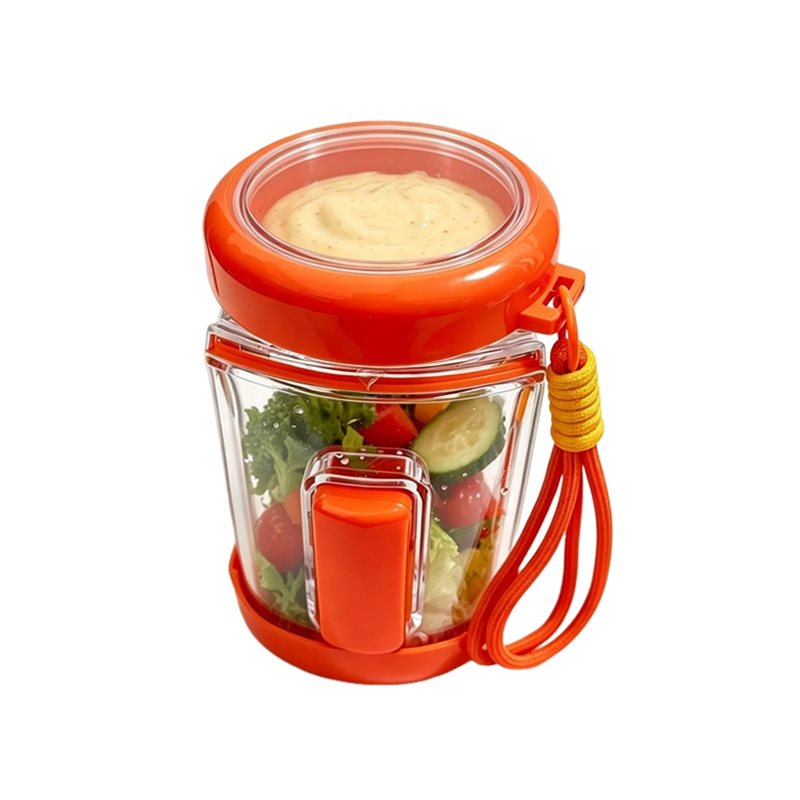 Meal Prep Jar - وعاء سلطة FYBL-Salad مانع للتسرب مع