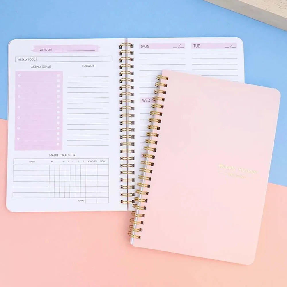 مخطط أسبوعي A5 بتصميم أنيق وبس - مراجعة Meal Prep Planner وسعره