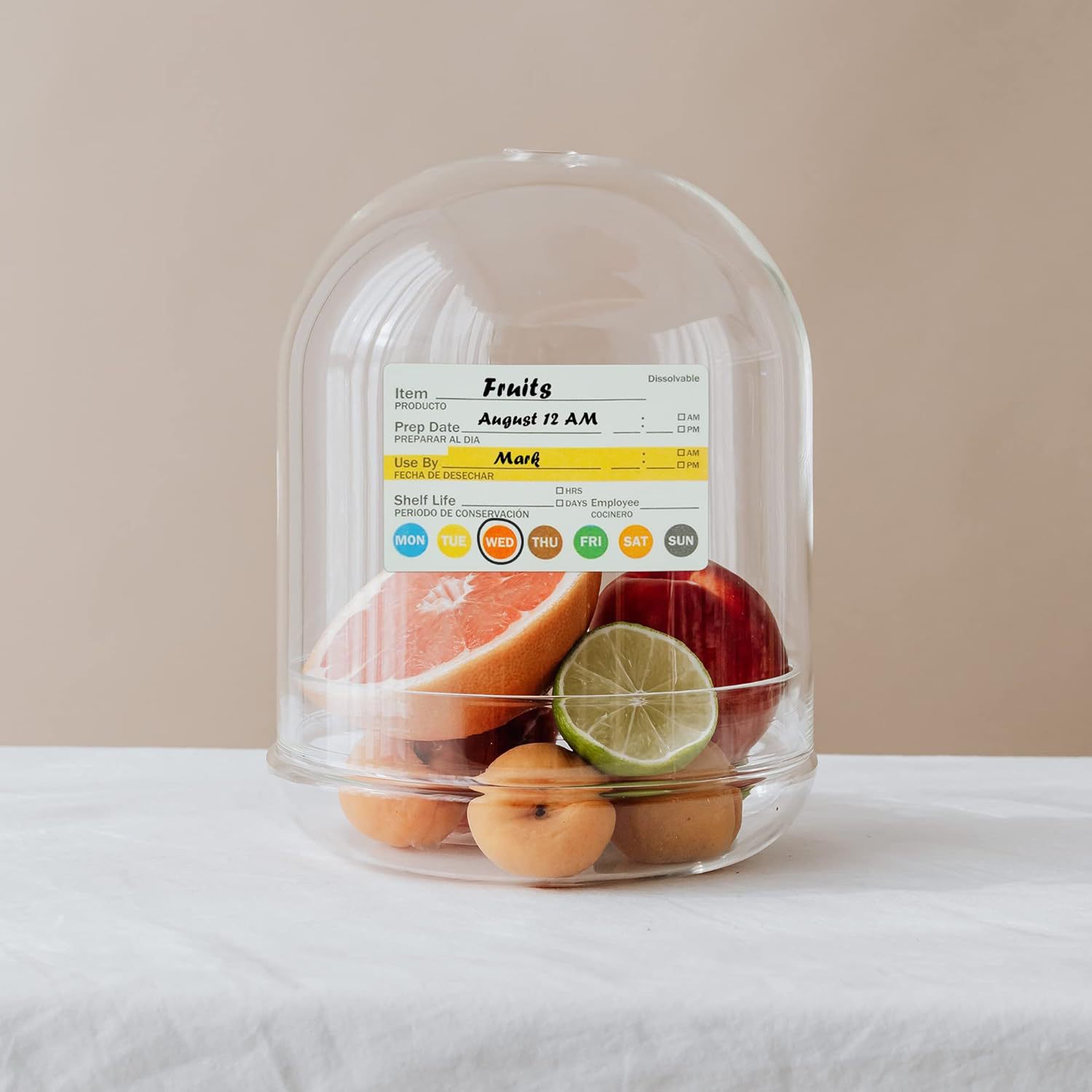 250 قطعة/لفة ملصقات تواريخ الط - مراجعة Meal Prep Jar وسعره