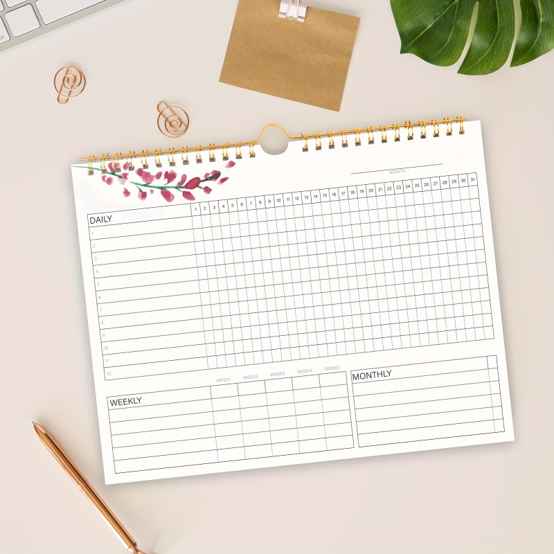 1 قطعة تقويم تعقب العادة للقيا - مراجعة Meal Prep Planner وسعره