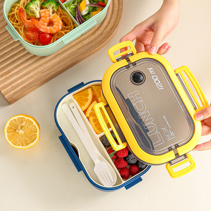 علبة طعام بنتو من طبقتين خالية - مراجعة Meal Prep For Office وسعره
