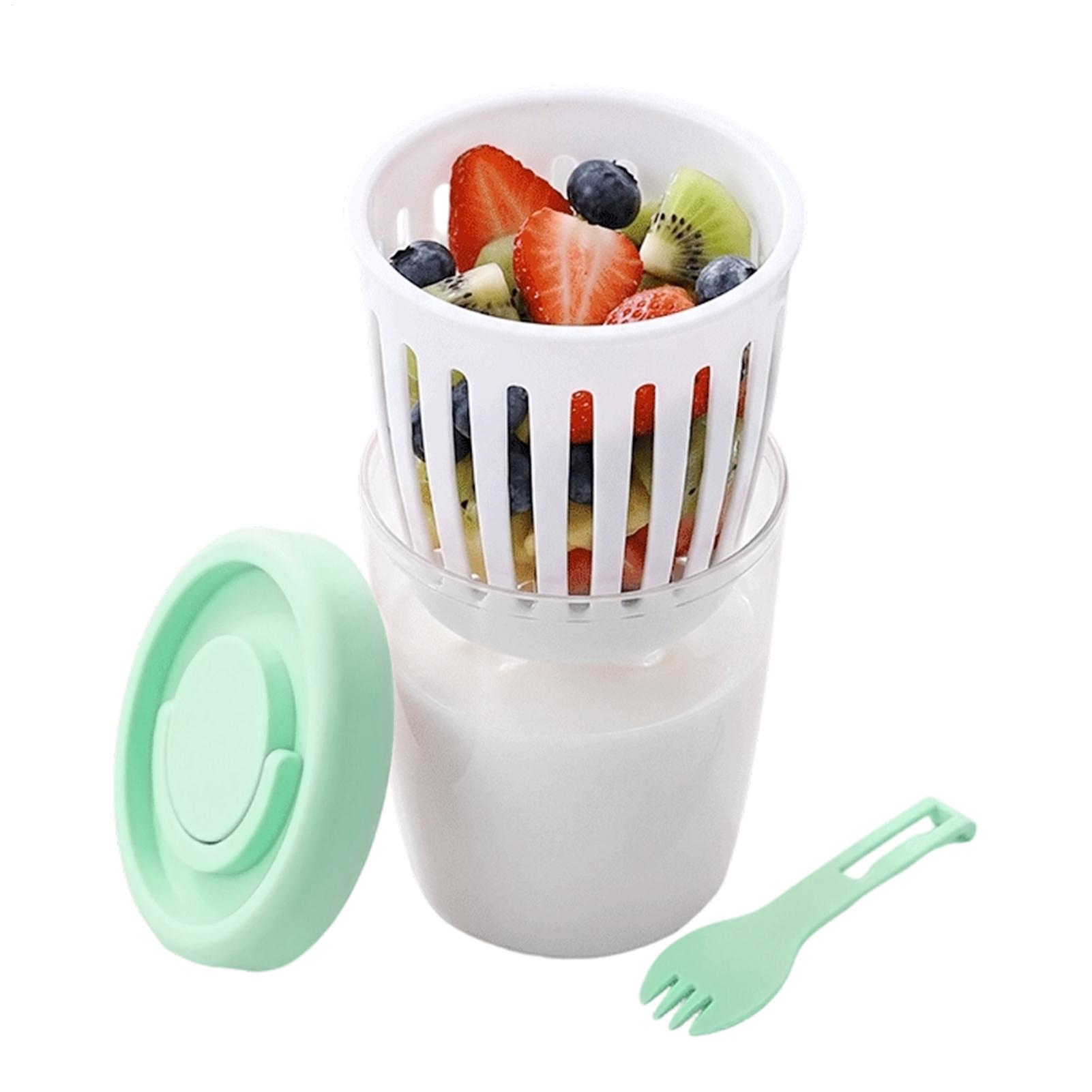 أكواب زبادي مع أغطية، كوب سلطة - مراجعة Meal Prep Jar وسعره