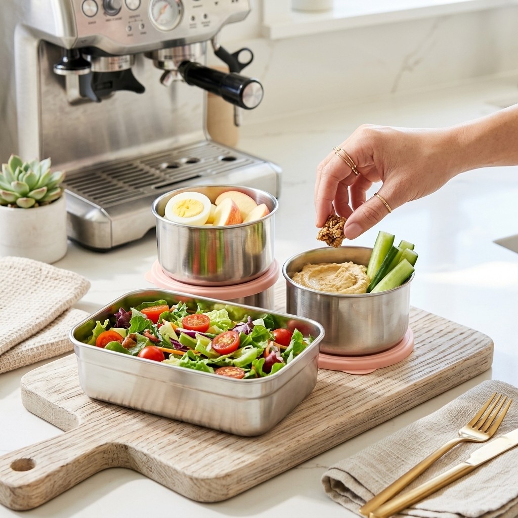 صندوق غداء آمن للميكروويف من ا - مراجعة Meal Prep For Office وسعره