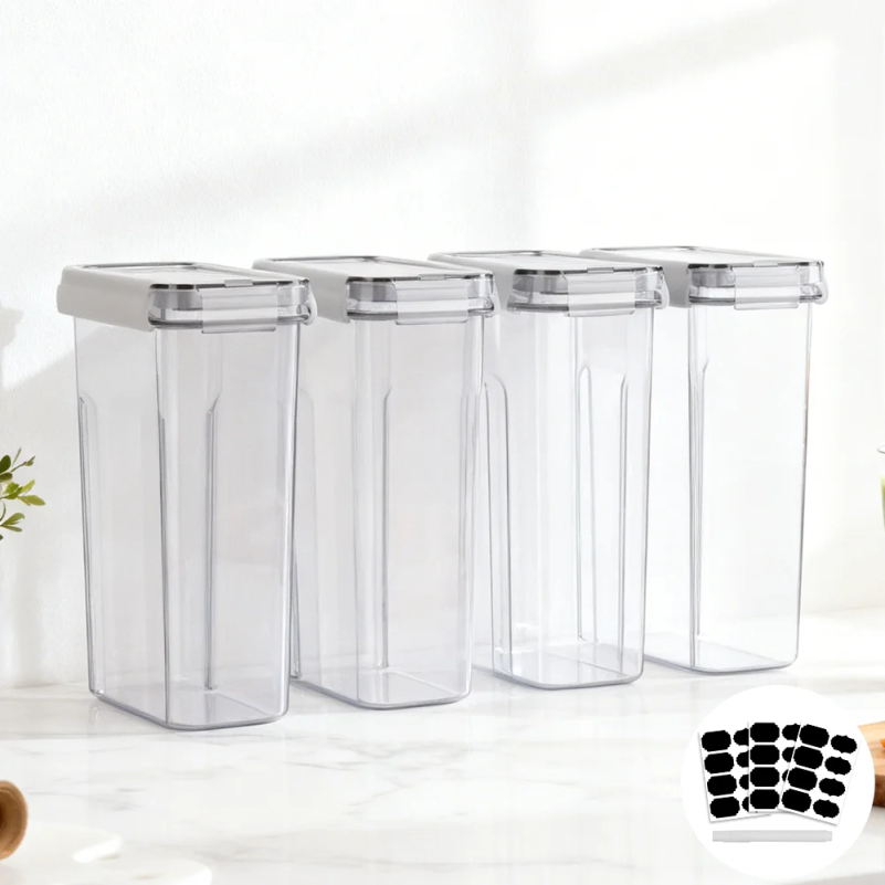 مجموعة حاويات طعام 4 قطع/8 قطع - مراجعة Meal Prep Jar وسعره