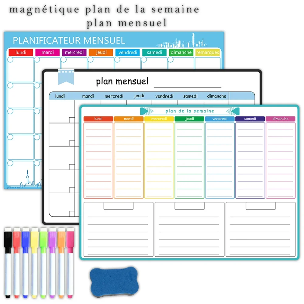 مخطط أسبوعي وشهري مغناطيسي بحج - مراجعة Meal Prep Planner وسعره