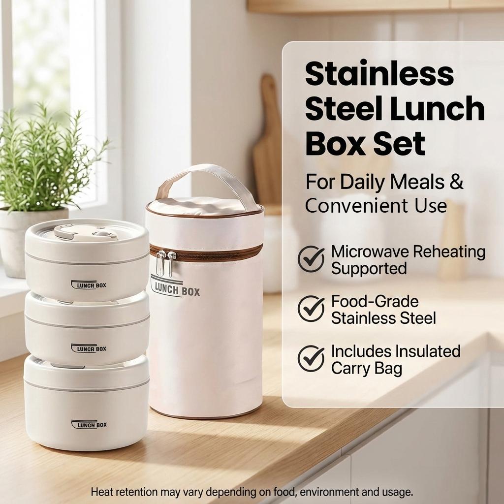 مجموعة علب طعام محمولة من الفو - مراجعة Meal Prep For Office وسعره