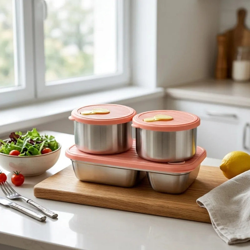 مجموعة علب طعام من الفولاذ الم - مراجعة Meal Prep For Office وسعره
