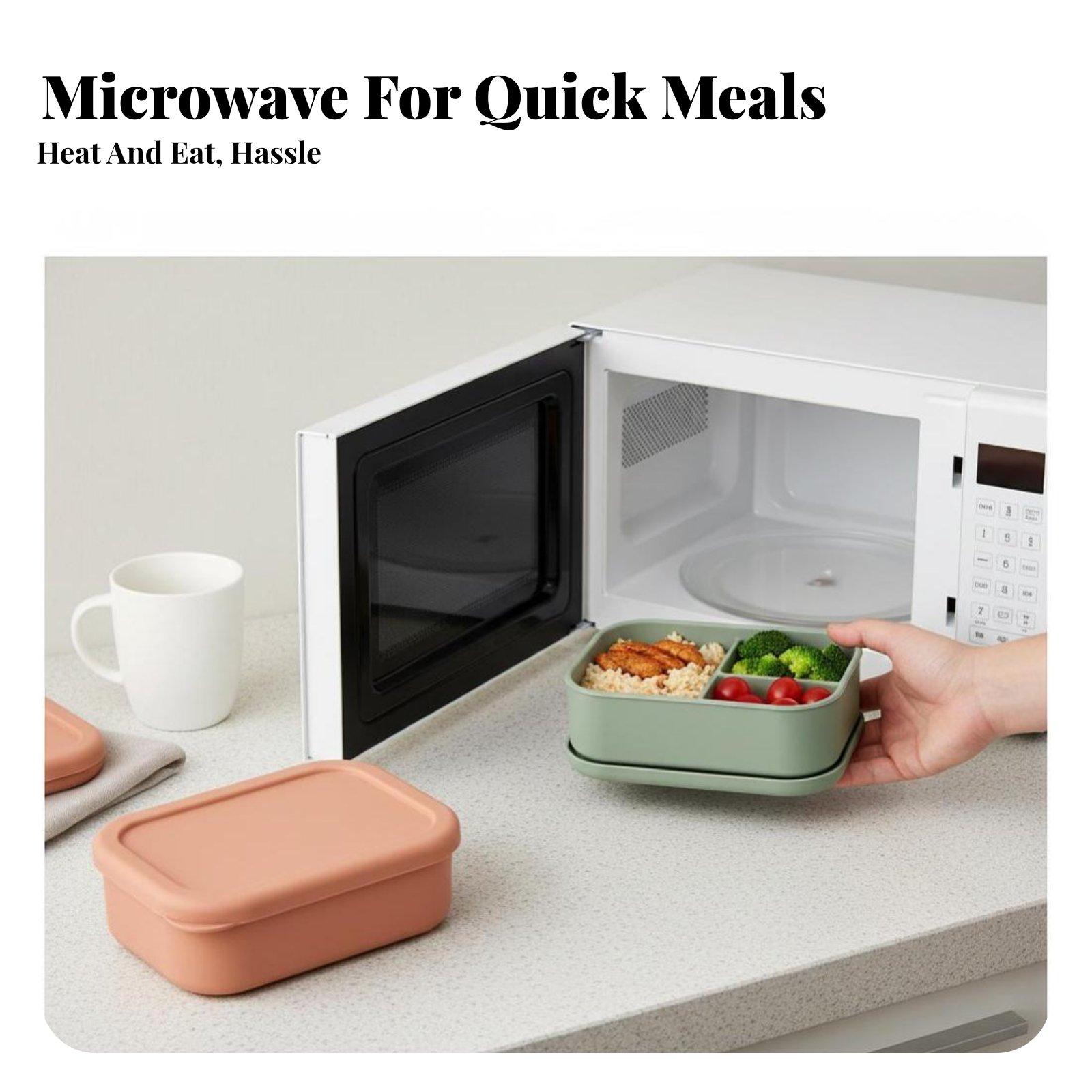 علبة طعام من السيليكون الآمن ل - مراجعة Meal Prep For Office وسعره