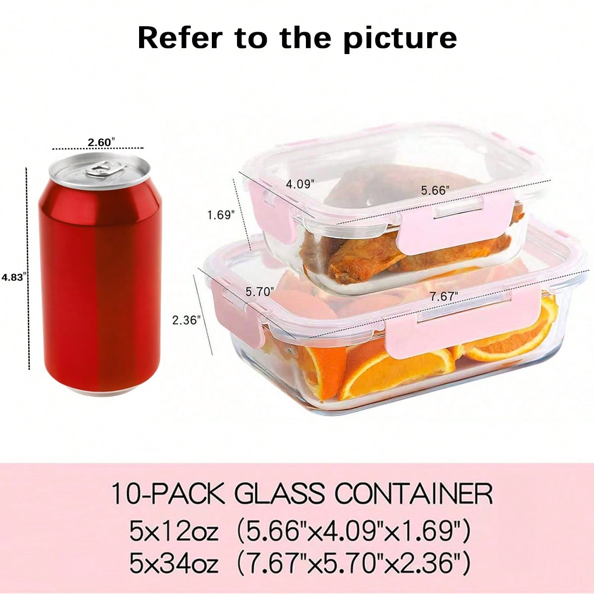 10 عبوات من حاويات الطعام الزج - مراجعة Meal Prep For Office وسعره