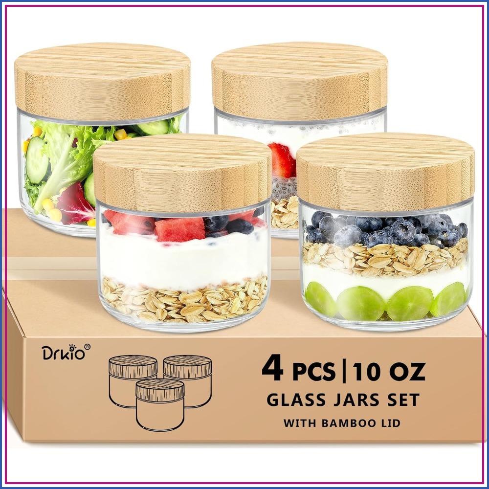 حاويات زجاجية لحفظ الشوفان طوا - مراجعة Meal Prep Chia Pudding وسعره