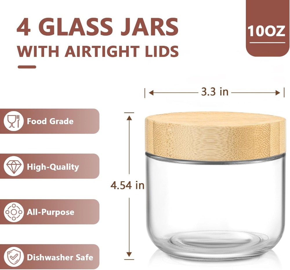 حاويات زجاجية لحفظ الشوفان طوا - مراجعة Meal Prep Chia Pudding وسعره