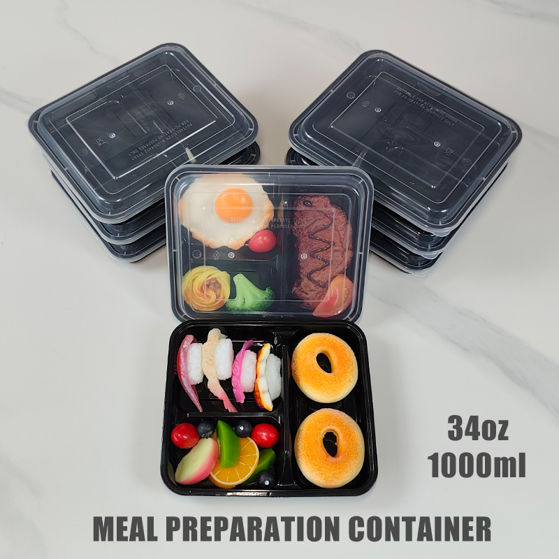 حاويات طعام بثلاثة أقسام، سعة  - مراجعة Meal Prep For Office وسعره